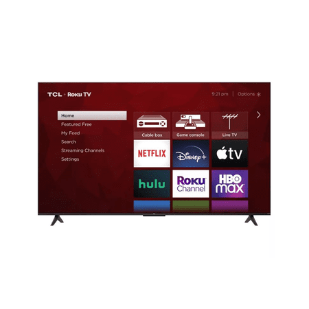 Restored TCL 43" 4k UHD HDR Smart Roku TV - 43S45 (Refurbished)