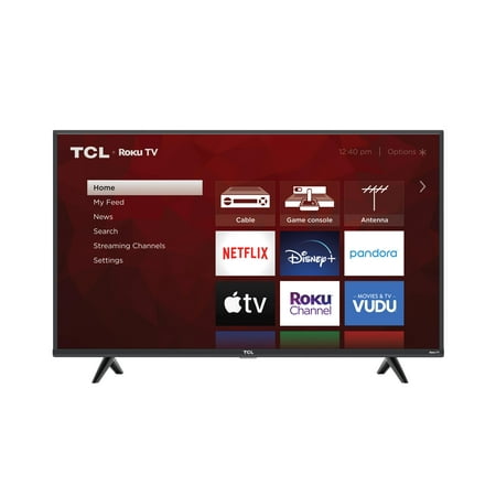 Restored TCL 43" Class 4K UHD 4-Series HDR Roku Smart TV 43S431 (Refurbished)