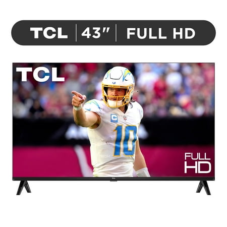Restored TCL 43” Class S Class 1080p FHD HDR LED Smart TV with Google TV, 43S350G (Refurbished)