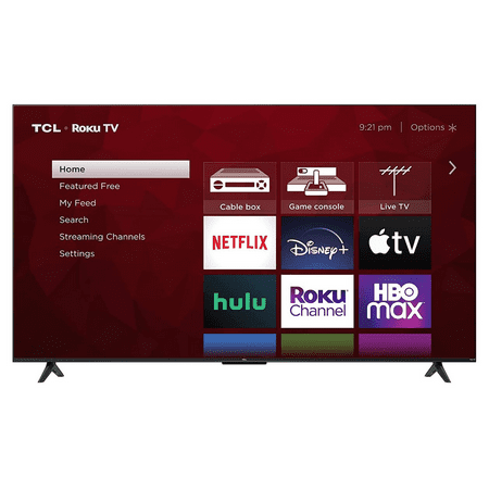 Restored TCL 50" Class 4Series 4K UHD HDR Smart Roku TV – 50S455 (Refurbished)