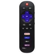 Netflix Remote Max TCL Roku Smart 4K UHD TV Remote Control with Netflix, Disney Plus ...