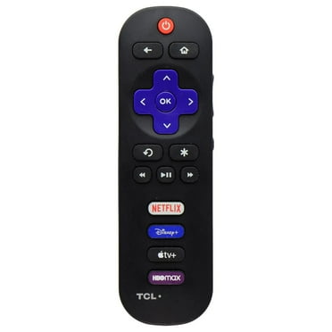 Restored TCL Replacement Roku TV Remote with Netflix/Disney /Apple TV /HBO Max Buttons (Refurbished)