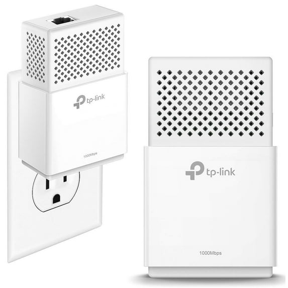 Restored TP-Link AV1000 Gigabit Powerline ethernet Adapter kit, Powerline speeds Up to 1000Mbps TL-PA7010 KIT (Refurbished)