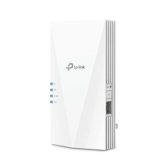 Restored TP-Link AX1800 WiFi 6 Extender Internet Booster, up to 1500 sq.ft and 30 Devices, Dual Band Wireless Signal Booster Repeater, Gigabit Ethernet Port, AP Mode (RE600X) (Refurbished)