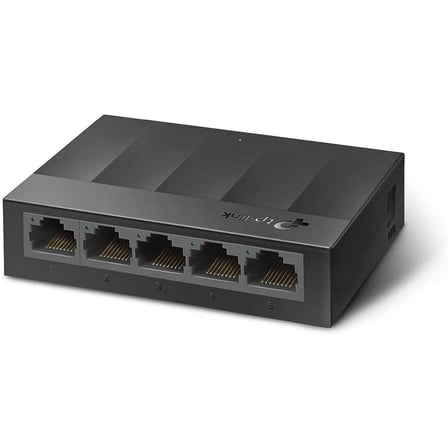 Restored TP-Link Litewave Switch Desktop Ethernet Plastic Case Switch Plug, Port-5 (Refurbished)
