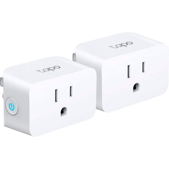 Restored TP-Link Tapo Smart Wi-Fi Plug Mini with Matter (2-pack) White (Refurbished)