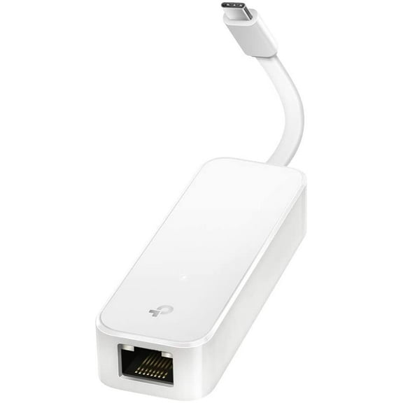 Restored TP-Link USB C to Ethernet Adapter(UE300C), RJ45 to USB C Type-C Gigabit Ethernet LAN Network Adapter,White (Refurbished)