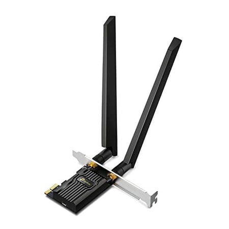 Restored TP-Link WiFi 6E AXE5400 PCIe WiFi Card for Desktop PC (Archer TXE72E), Bluetooth 5.3, WPA3, 802.11axe Tri Band Wireless Adapter with MU-MIMO, OFDMA, Ultra-Low Latency, Supports Windows 11, 10 (Refurbished)