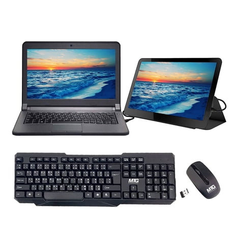 Restored TechMagnet 13.3 inch Laptop HD Screen, Core i3 5th Gen, 8GB DDR3 RAM, 1TB SSD, Portable Monitor, Webcam, Wi-Fi, Bluetooth, Win 10 Pro (Refurbished)