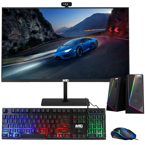 Restored TechMagnet All in one Desktop Computer,Cheetah 6,Intel Core i5 6th Gen 2.5 GHz,16GB DDR3,1TB SSD,New 22 inch LED,MTG RGB Keyboard Mouse,RGB Speaker and Webcam,Windows 11 Pro