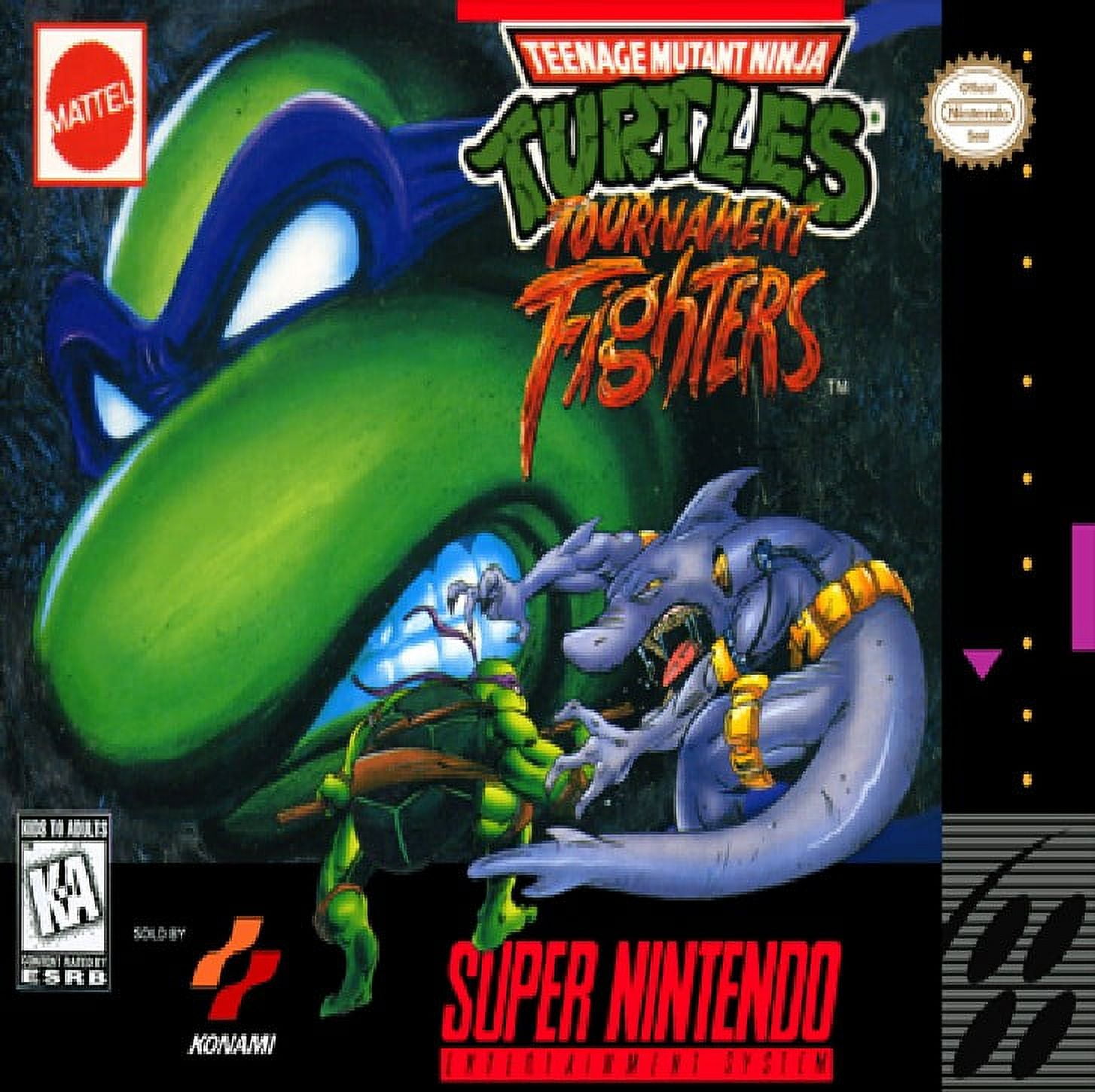 Restored Teenage Mutant Ninja Turtles: Tournament Fighters (Super NES ...