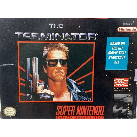 Restored Terminator (Super Nintendo, 1993) SNES Shooter Game (Refurbished)