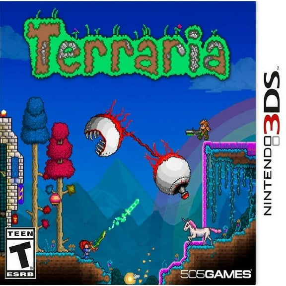 Restored Terraria (Nintendo 3DS, 2016) Video Game (Refurbished)