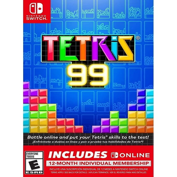 Nintendo 99 Restored Tetris 99, Nintendo, Physical, Parental Controls, Puzzle Game ...