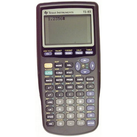 Restored Texas Instruments TI-83 Graphing Calculator Handheld TI83 (Refurbished)