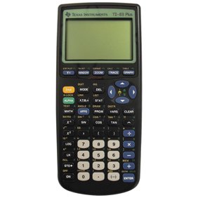 Restored Texas Instruments TI-83 Plus Programmable Graphing Calculator 10 Digit LCD, Black (Refurbished)
