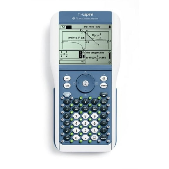 Restored Texas Instruments Yellow, Blue TI-Nspire Math and Science Handheld Graphing Calculator (Refurbished)
