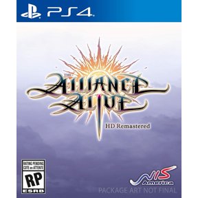 Restored The Alliance Alive HD Remastered (PlayStation 4, 2019) RPG Game (Refurbished)
