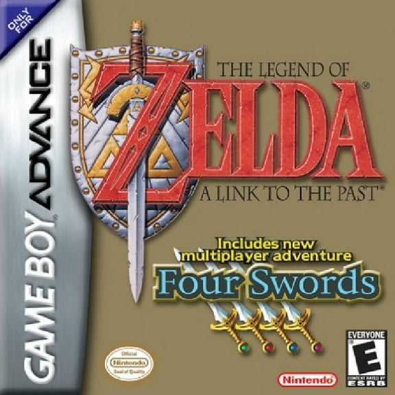 Restored The Legend of Zelda: A Link to the Past Four Swords (Nintendo GameBoy Advance, 2004) RPG Game (Refurbished)
