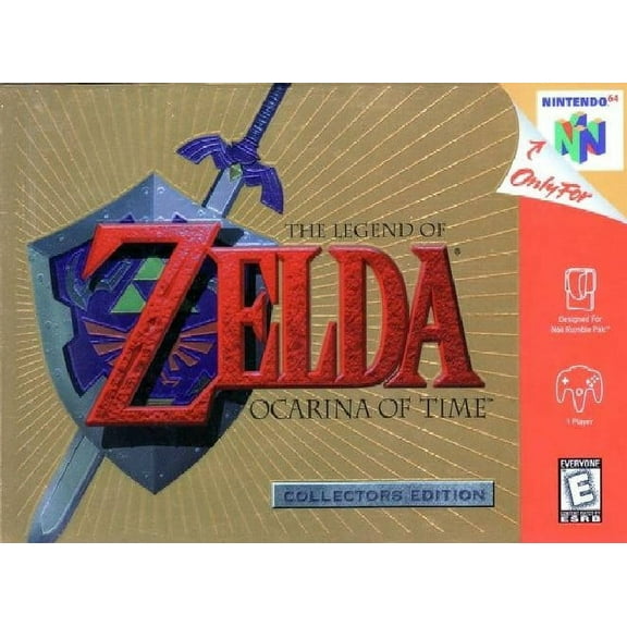 Restored The Legend of Zelda: Ocarina of Time Collectors Edition (Nintendo 64, 1998) RPG Game (Refurbished)