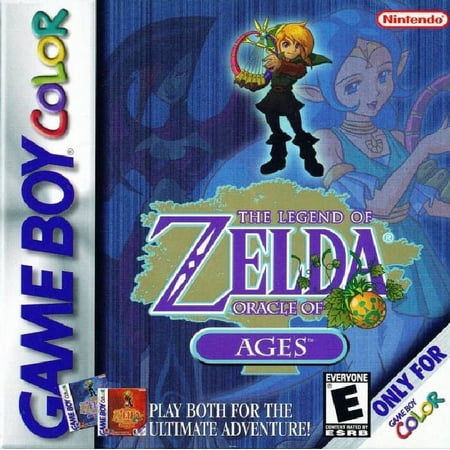 Restored The Legend of Zelda: Oracle of Ages (Nintendo GameBoy Color, 2001) Adventure Game (Refurbished)