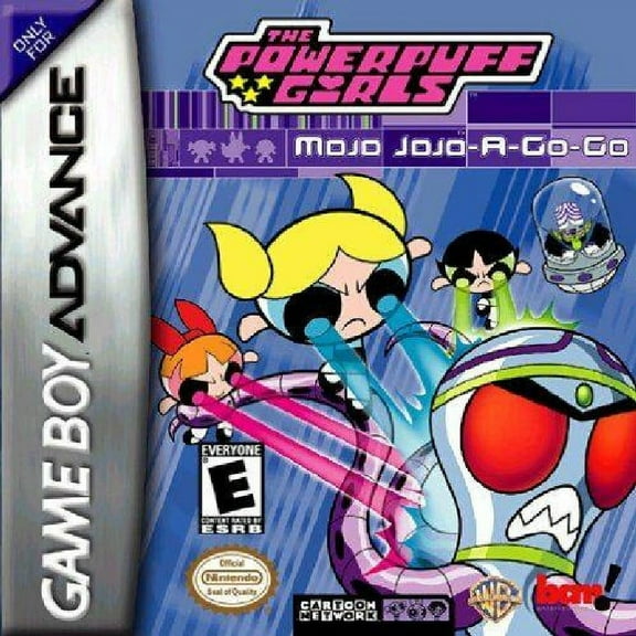 Restored The Powerpuff Girls: Mojo Jojo A-Go-Go (Nintendo Gameboy Advance, 2001) Fighting Game (Refurbished)