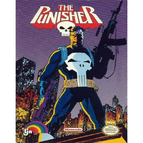 Restored The Punisher (Nintendo NES, 1990) Shooter Game (Refurbished)