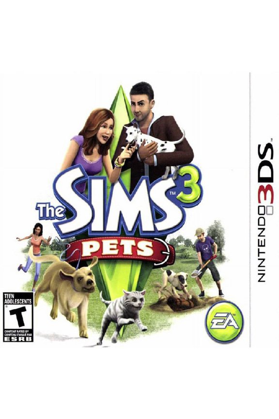 Restored The Sims 3: Pets (Nintendo 3DS, 2011) Video Game
