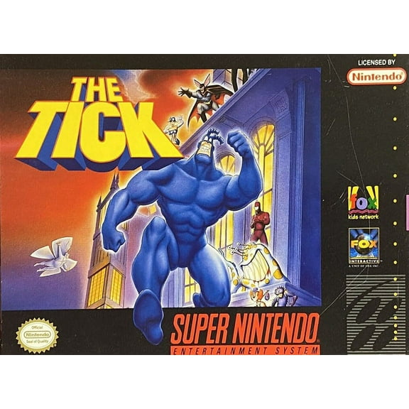 Restored The Tick (Super Nintendo, 1994) SNES Fighting Game (Refurbished)