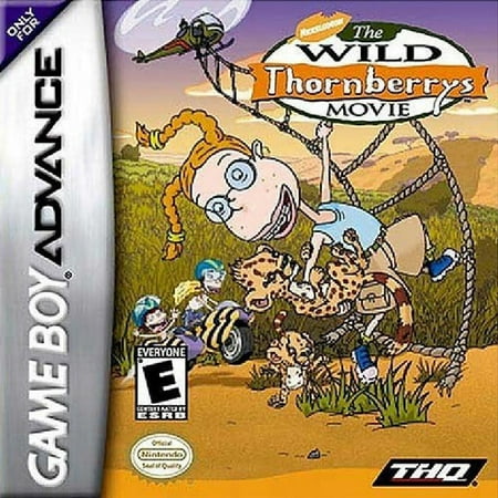 Restored The Wild Thornberrys Movie (Nintendo GameBoy Advance, 2002) Nickelodeon Game (Refurbished)