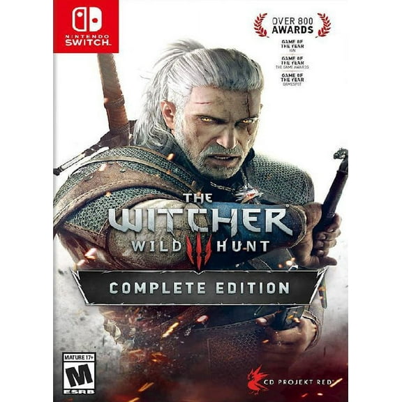 Restored The Witcher 3: Wild Hunt Complete Edition (Nintendo Switch, 2019) RPG Game (Refurbished)