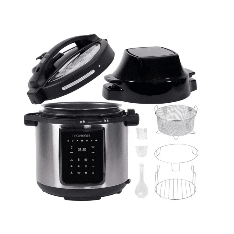 6.3 Qt Stainless Steel Air Fryer with Pressure Cooker 6.3 Qt Stainless Steel Air Fryer with Pressure Cooker