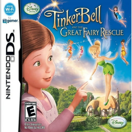 Restored Tinker Bell & The Great Fairy Rescue (Nintendo DS, 2010) Disney Game (Refurbished)