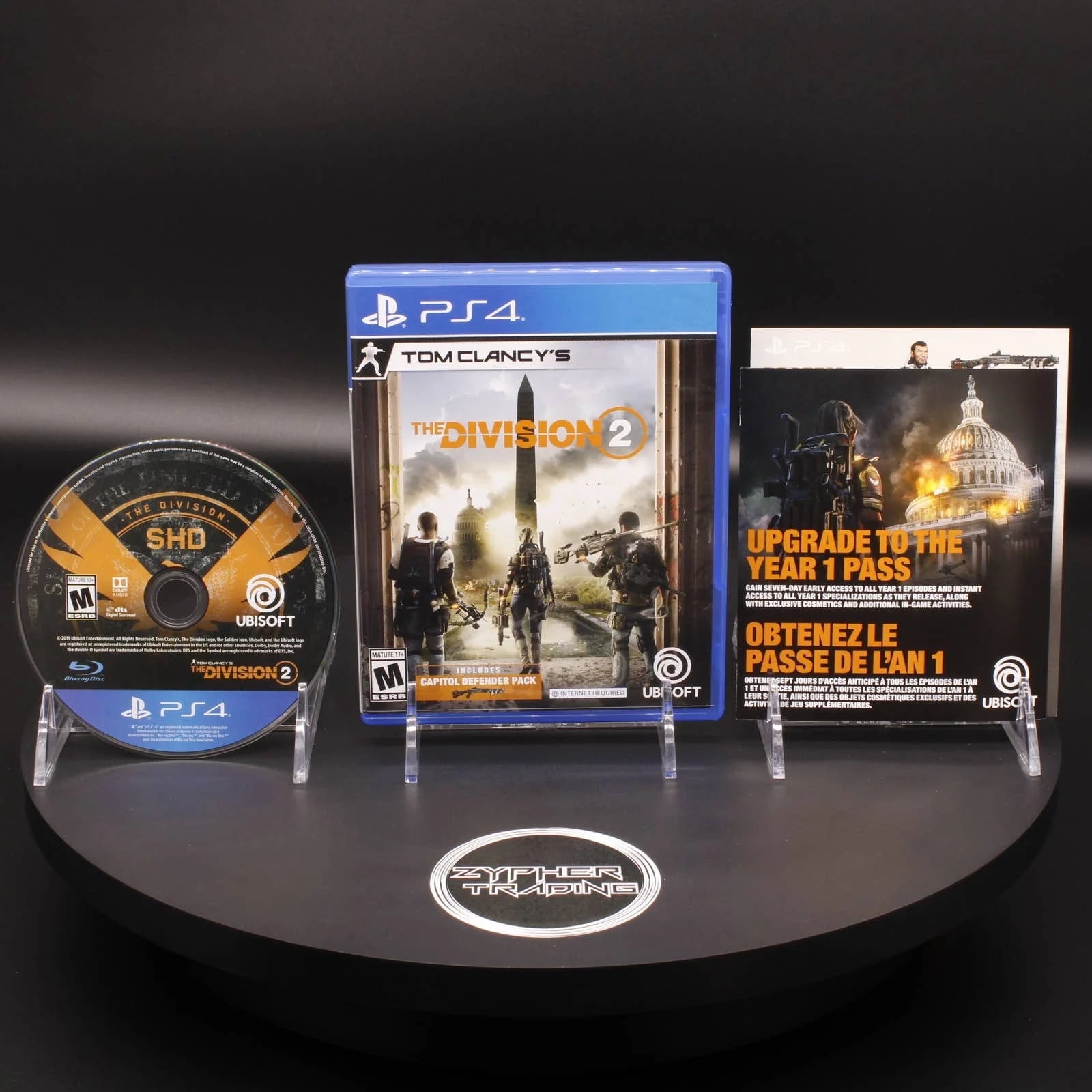 Jeu PS4 Tom Clancy's The Division 2 - Neuf Sous Blister - édition 2019 PAL