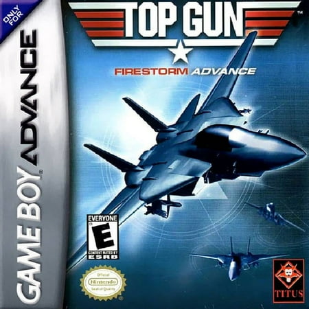 Restored Top Gun: Firestorm Advance (Nintendo GameBoy Advance, 2002) Flying Game (Refurbished)