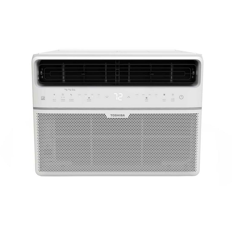 Restored Toshiba 12,000 BTU 115-Volt Smart Wi-Fi Touch Control Window Air  Conditioner with Remote and ENERGY STAR, White (Refurbished)