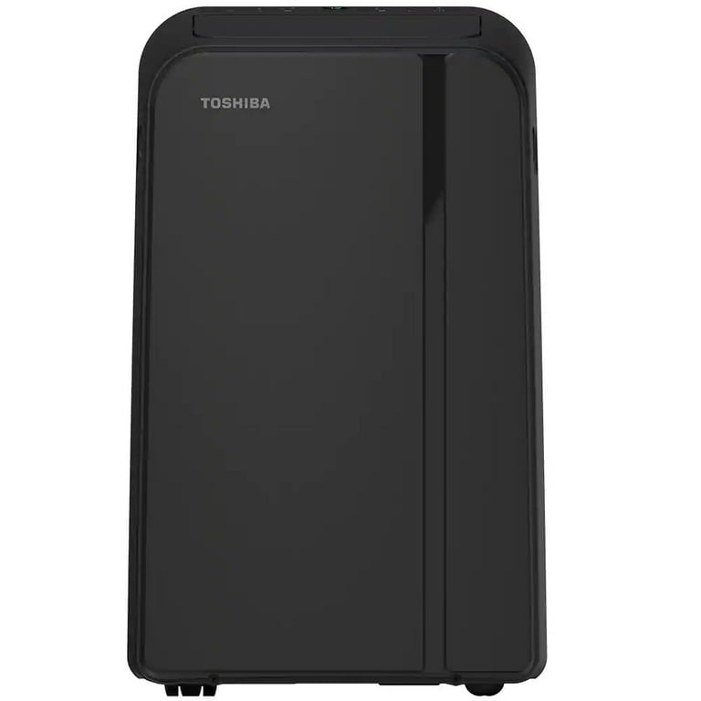 Restored Toshiba 13,500 BTU ASHRAE Portable Air Conditioner with  Dehumidifier, Wifi and Remote, Black, (Refurbished)