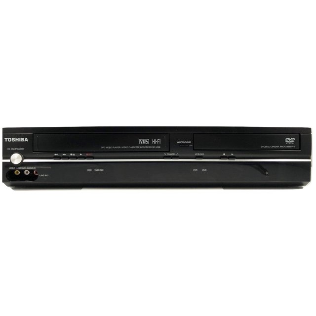 Restored Toshiba SDV398 DVD Player/Video Cassette Recorder Original