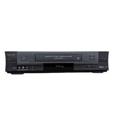 Restored Toshiba W-627 HiFi Stereo VCR w/ Original Remote, A/V Cables, & User Manual (Refurbished)