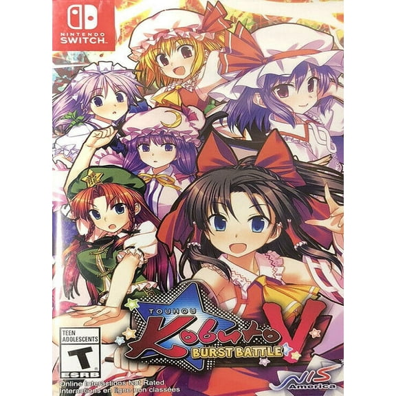 Restored Touhou Kobuto V: Burst Battle (Nintendo Switch, 2017) Fighting Game (Refurbished)