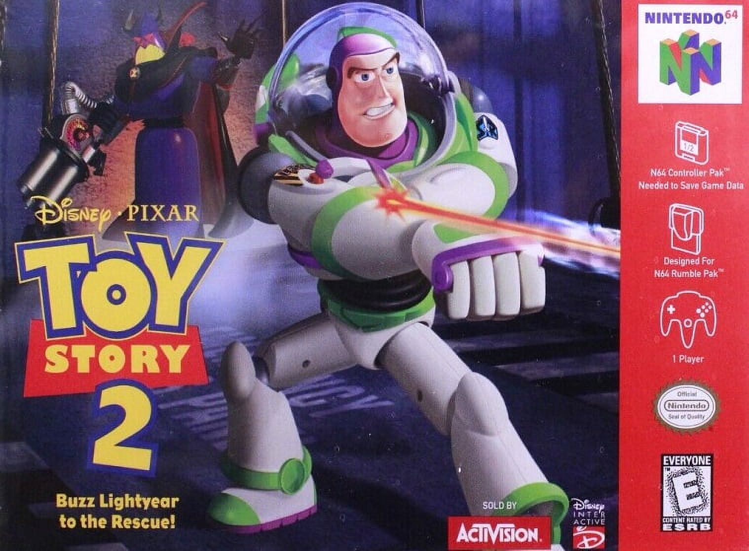 Restored Toy Story 2: Buzz Lightyear to the Rescue (Nintendo 64