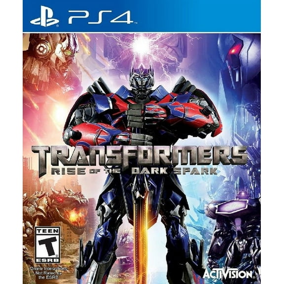 Restored Transformers: Rise of the Dark Spark (PlayStation 4, 2014) Robot Game (Refurbished)