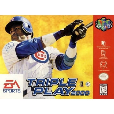 Restored Triple Play 2000 (Nintendo 64, 1999) Baseball Game (Refurbished)