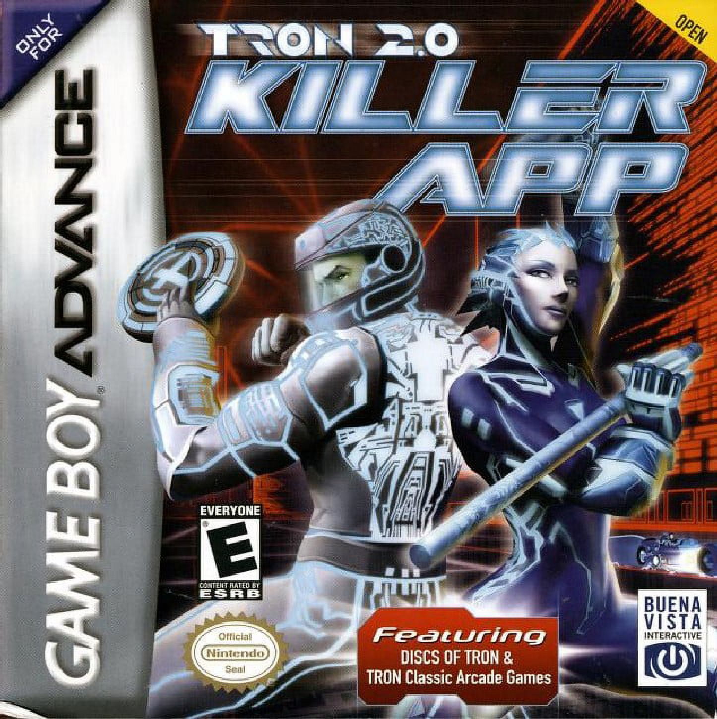 ゲームボーイアドバンス - GBA★TRON 2.0 KILLER APP 海外版 北米版 ポスター付 Restored Tron 2.0: Killer App (Nintendo Game Boy Advance