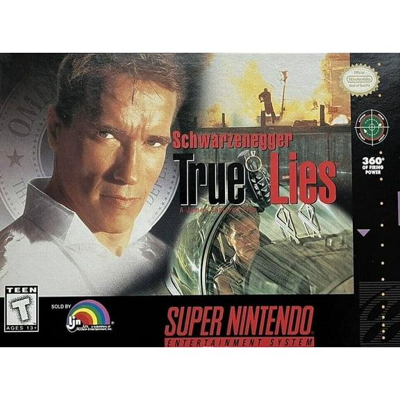 Restored True Lies (Super NES, 1995) (Refurbished)
