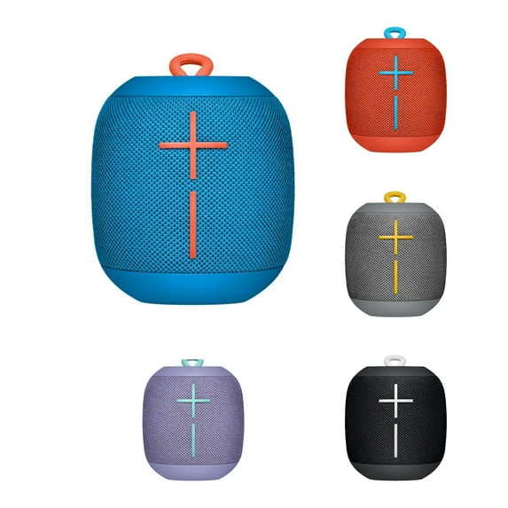 Restored UE Wonderboom by Ultimate Ears IPX7 Waterproof Bluetooth Speaker w/ 10-Hour Battery Life & 360-degree sound - Subzero Blue (Refurbished)