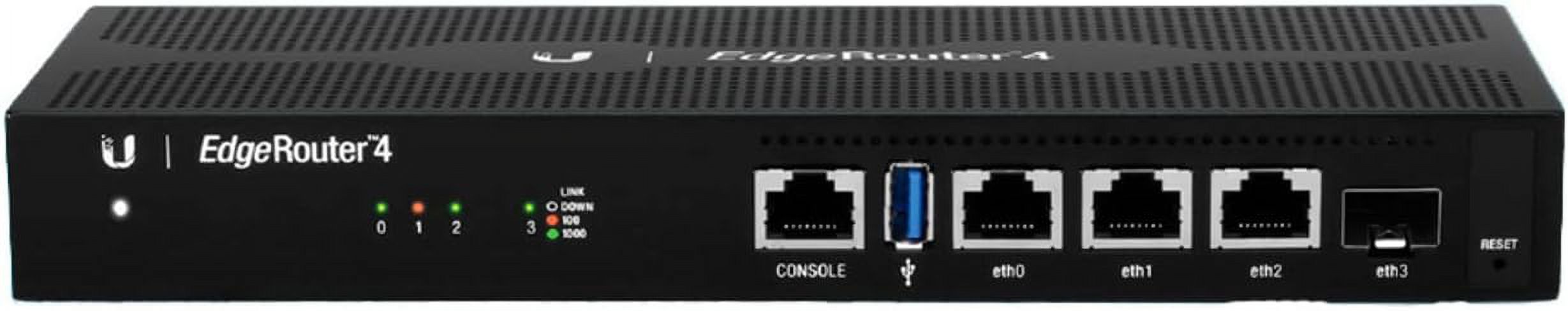 Restored Ubiquiti EdgeRouter 4, 4-Port Gigabit Router with 1 SFP Port ...
