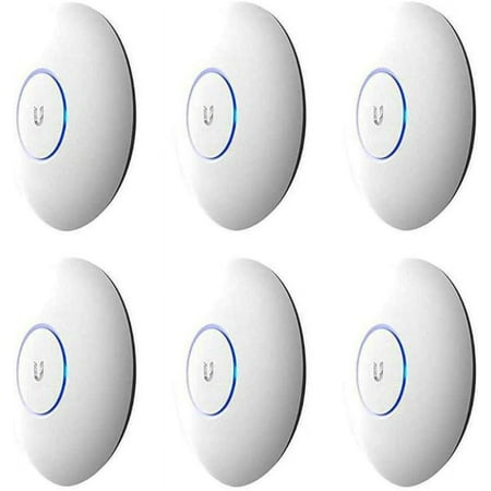 Restored Ubiquiti Networks 6 Pack UAP-AC-PRO UniFi Access Point Enterprise Wi-Fi System (Refurbished)