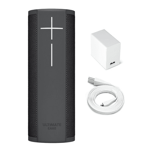Restored Ultimate Ears UE MEGABLAST Wireless Wi-Fi Bluetooth Portable Waterproof Smart Speaker with Hands-Free Voice Control - Graphite Black (Refurbished)