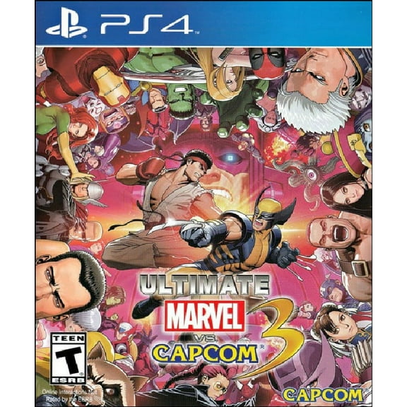 Restored Ultimate Marvel vs. Capcom 3 (Playstation 4, 2017) Super Hero Game (Refurbished)